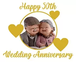 50 Years Wedding Anniversary Mug